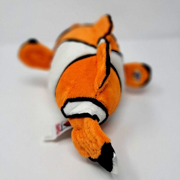 Ganz Webkinz Clown Fish Plush Stuffed Animal Orange & White HM219 - Picture 3 of 10